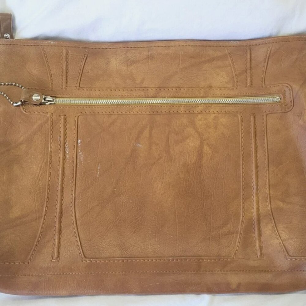 VTG American Tourister Leather Document Bag Portfolio Briefcase Attache 1975